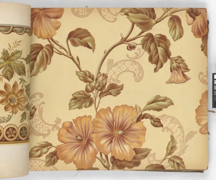 Framed Print : Page from New Artistic Wall Papers Framed Print : Page from New Artistic Wall Papers