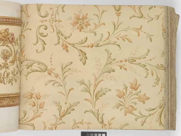 Framed Print : Page from New Artistic Wall Papers Framed Print : Page from New Artistic Wall Papers