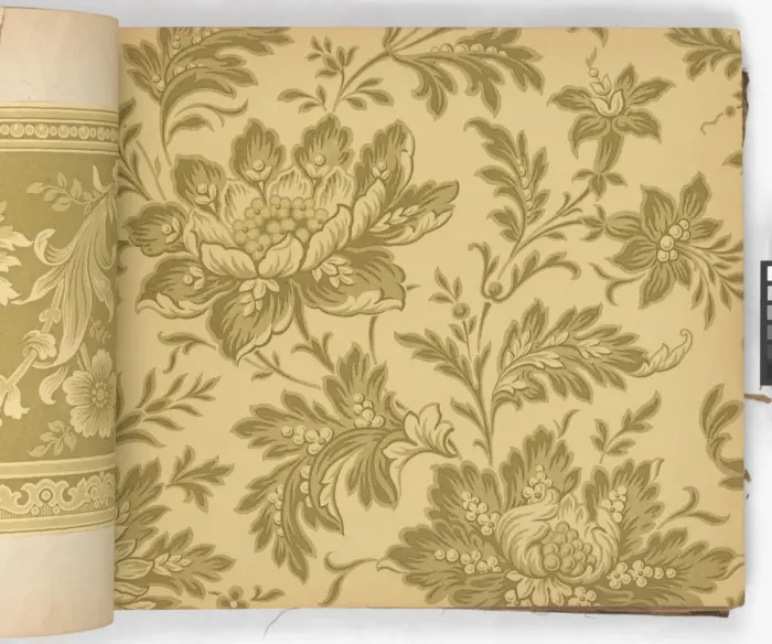 Framed Print : Page from New Artistic Wall Papers Framed Print : Page from New Artistic Wall Papers