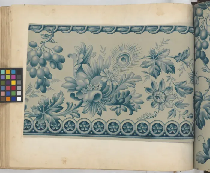 Framed Print : Page from New Artistic Wall Papers Framed Print : Page from New Artistic Wall Papers