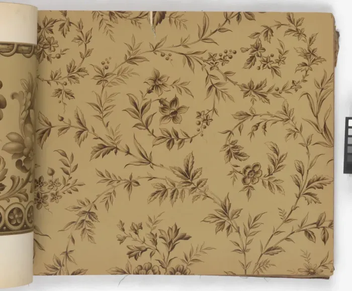 Framed Print : Page from New Artistic Wall Papers Framed Print : Page from New Artistic Wall Papers