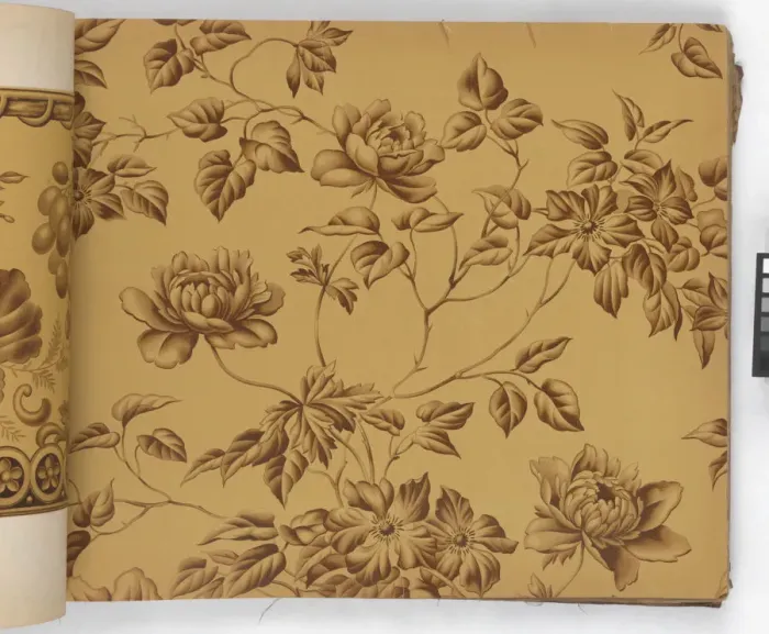Framed Print : Page from New Artistic Wall Papers Framed Print : Page from New Artistic Wall Papers