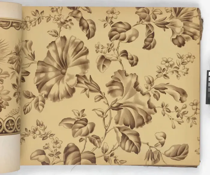 Framed Print : Page from New Artistic Wall Papers Framed Print : Page from New Artistic Wall Papers