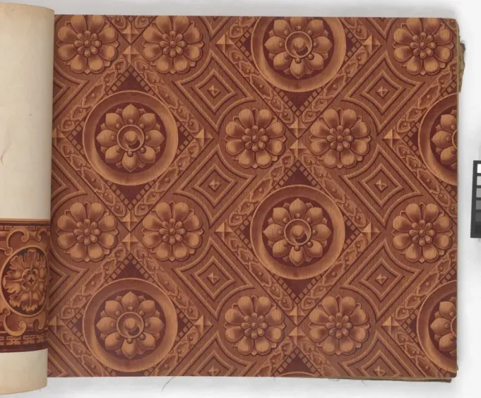Framed Print : Page from New Artistic Wall Papers Framed Print : Page from New Artistic Wall Papers