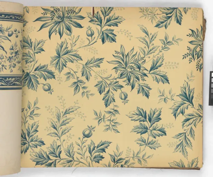 Framed Print : Page from New Artistic Wall Papers Framed Print : Page from New Artistic Wall Papers