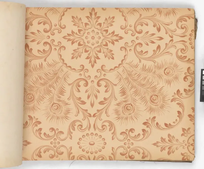 Framed Print : Page from New Artistic Wall Papers Framed Print : Page from New Artistic Wall Papers