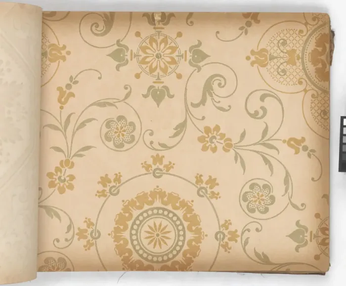 Framed Print : Page from New Artistic Wall Papers Framed Print : Page from New Artistic Wall Papers