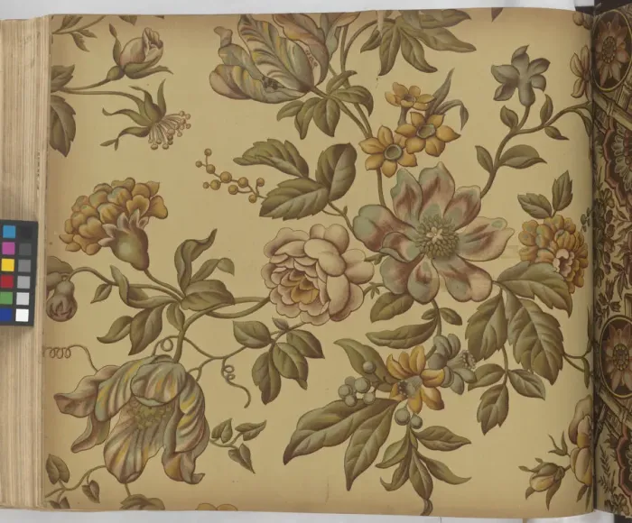 Framed Print : Page from New Artistic Wall Papers Framed Print : Page from New Artistic Wall Papers