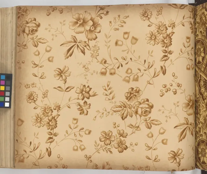 Framed Print : Page from New Artistic Wall Papers Framed Print : Page from New Artistic Wall Papers