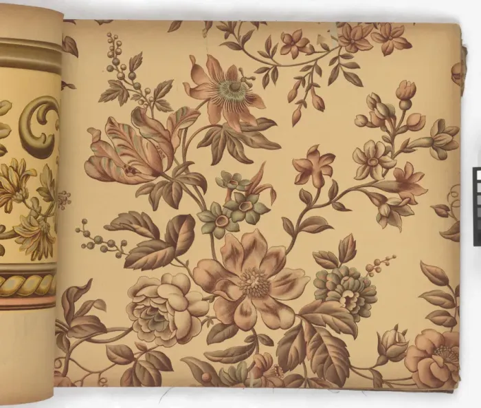 Framed Print : Page from New Artistic Wall Papers Framed Print : Page from New Artistic Wall Papers