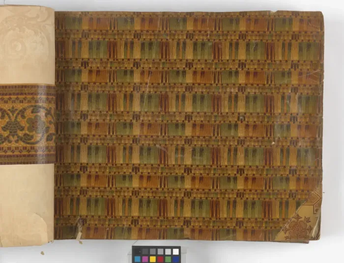 Framed Print : Page from New Artistic Wall Papers Framed Print : Page from New Artistic Wall Papers