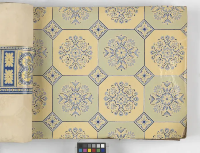 Framed Print : Page from New Artistic Wall Papers Framed Print : Page from New Artistic Wall Papers