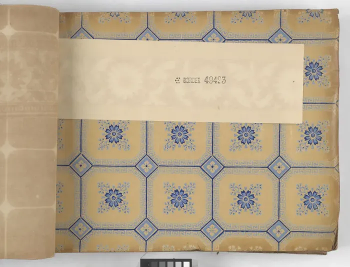 Framed Print : Page from New Artistic Wall Papers Framed Print : Page from New Artistic Wall Papers