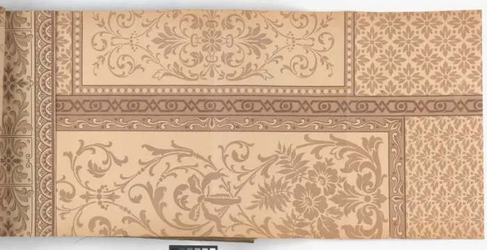 Framed Print : Page from New Artistic Wall Papers Framed Print : Page from New Artistic Wall Papers
