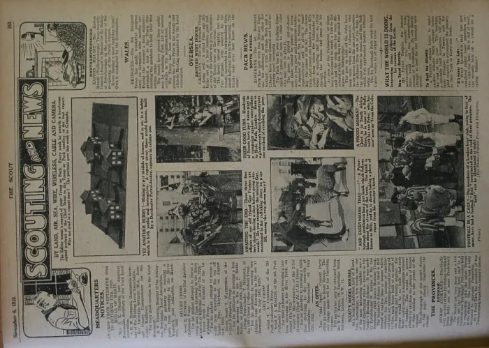 Framed Print : Page from The Scout newspaper Framed Print : Page from The Scout newspaper