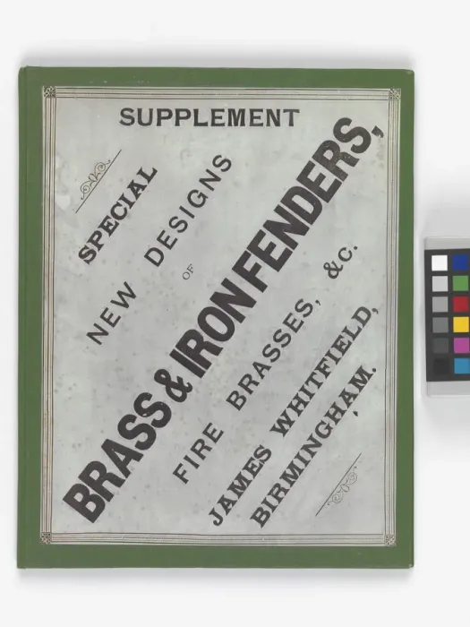 Framed Print : Front page of Special New Designs of Brass and Iron Fenders Framed Print : Front page of Special New Designs of Brass and Iron Fenders