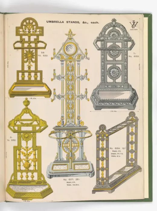 Framed Print : Page from Special New Designs of Brass and Iron Fenders, Fi Framed Print : Page from Special New Designs of Brass and Iron Fenders, Fi