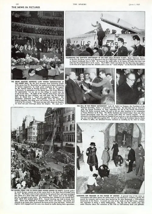 Framed Print : Page from The Sphere - Saturday June 1, 1957 p332 Framed Print : Page from The Sphere - Saturday June 1, 1957 p332