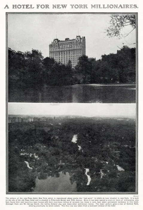 Framed Print : Page from The Tatler reporting on the new Plaza Hotel, a hotel for New York Framed Print : Page from The Tatler reporting on the new Plaza Hotel, a hotel for New York