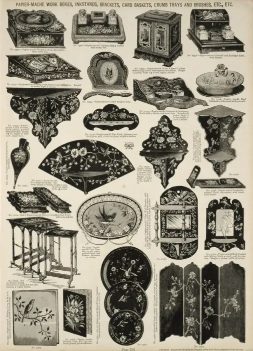 Framed Print : Page from an unknown catalogue Framed Print : Page from an unknown catalogue