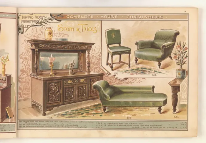 Framed Print : Page from Useful Artistic Furniture Framed Print : Page from Useful Artistic Furniture