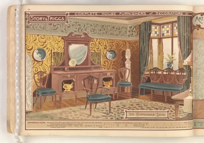 Framed Print : Page from Useful Artistic Furniture Framed Print : Page from Useful Artistic Furniture