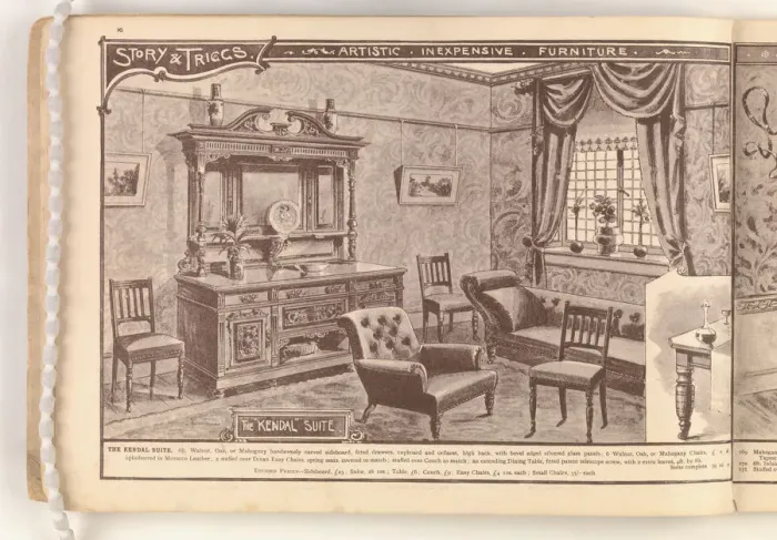 Framed Print : Page from Useful Artistic Furniture Framed Print : Page from Useful Artistic Furniture