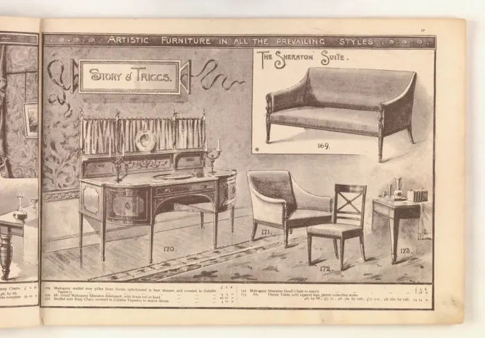 Framed Print : Page from Useful Artistic Furniture Framed Print : Page from Useful Artistic Furniture