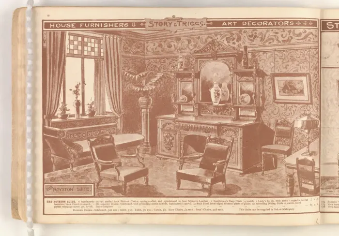 Framed Print : Page from Useful Artistic Furniture Framed Print : Page from Useful Artistic Furniture