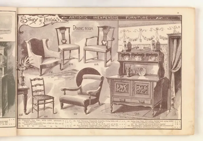 Framed Print : Page from Useful Artistic Furniture Framed Print : Page from Useful Artistic Furniture