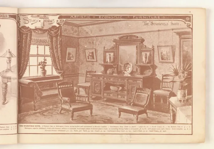 Framed Print : Page from Useful Artistic Furniture Framed Print : Page from Useful Artistic Furniture