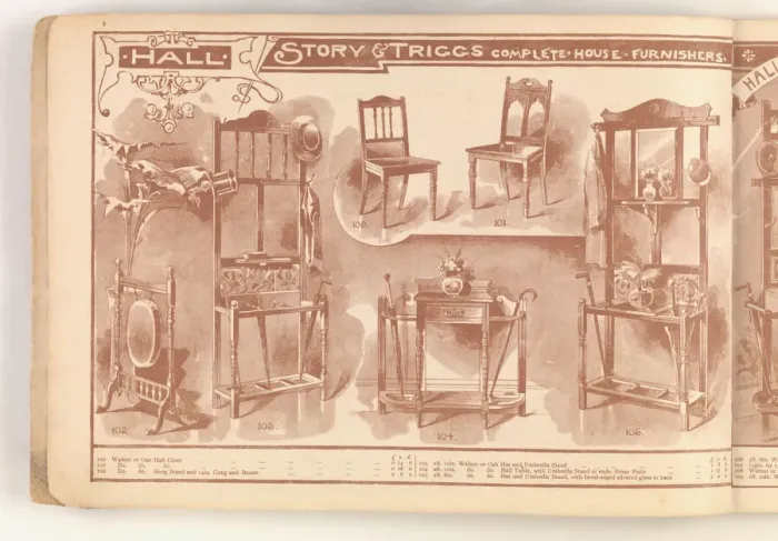 Framed Print : Page from Useful Artistic Furniture Framed Print : Page from Useful Artistic Furniture