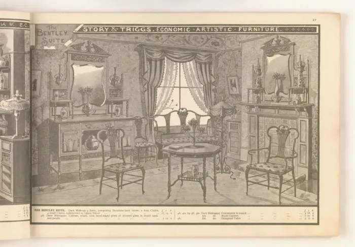 Framed Print : Page from Useful Artistic Furniture Framed Print : Page from Useful Artistic Furniture
