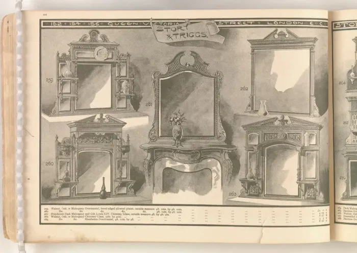 Framed Print : Page from Useful Artistic Furniture Framed Print : Page from Useful Artistic Furniture