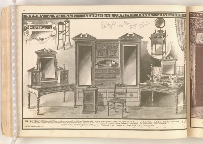 Framed Print : Page from Useful Artistic Furniture Framed Print : Page from Useful Artistic Furniture