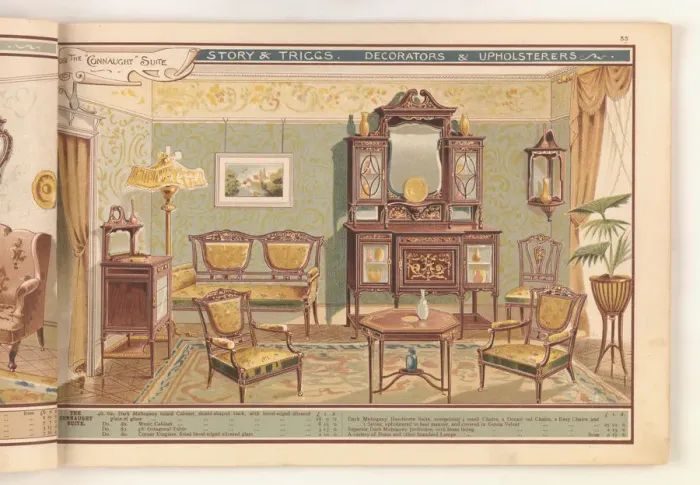 Framed Print : Page from Useful Artistic Furniture Framed Print : Page from Useful Artistic Furniture