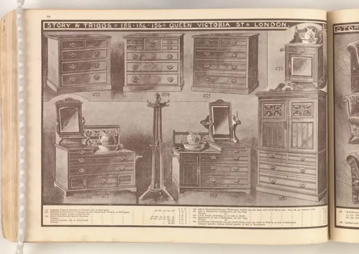 Framed Print : Page from Useful Artistic Furniture Framed Print : Page from Useful Artistic Furniture
