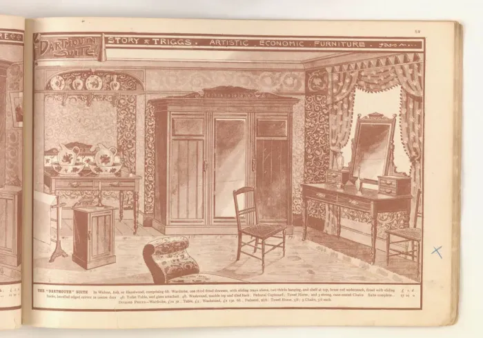 Framed Print : Page from Useful Artistic Furniture Framed Print : Page from Useful Artistic Furniture