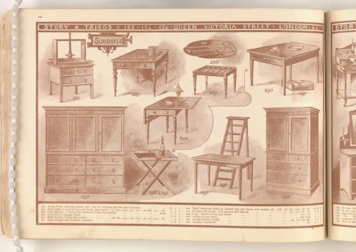 Framed Print : Page from Useful Artistic Furniture Framed Print : Page from Useful Artistic Furniture