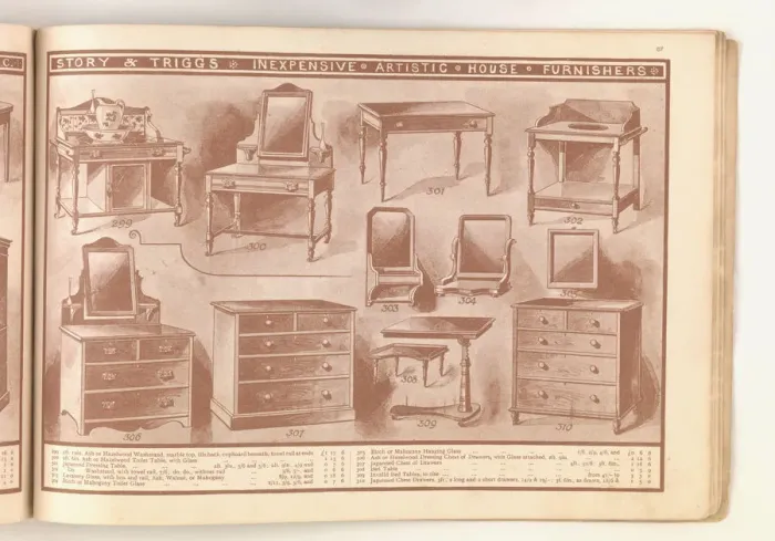 Framed Print : Page from Useful Artistic Furniture Framed Print : Page from Useful Artistic Furniture