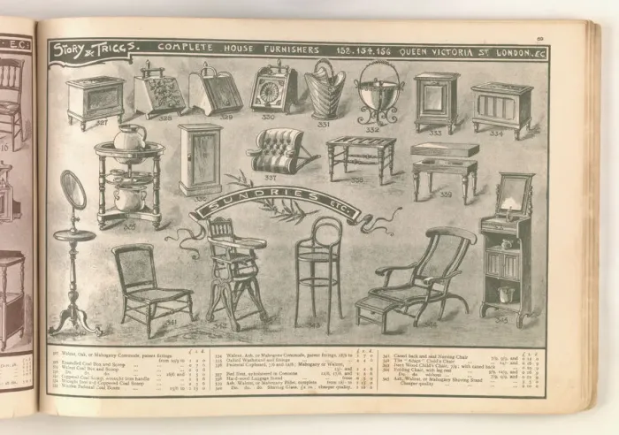 Framed Print : Page from Useful Artistic Furniture Framed Print : Page from Useful Artistic Furniture