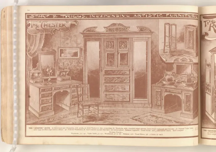 Framed Print : Page from Useful Artistic Furniture Framed Print : Page from Useful Artistic Furniture