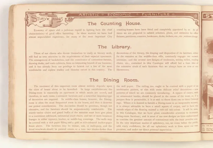 Framed Print : Page from Useful Artistic Furniture Framed Print : Page from Useful Artistic Furniture