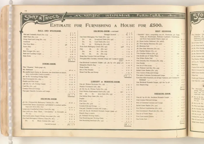 Framed Print : Page from Useful Artistic Furniture Framed Print : Page from Useful Artistic Furniture