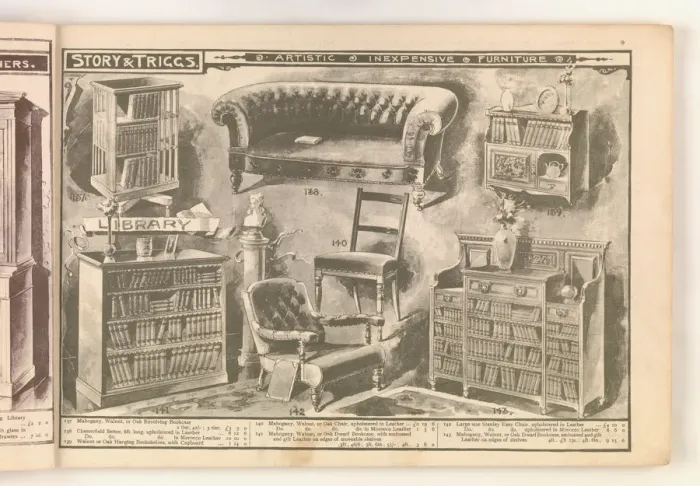 Framed Print : Page from Useful Artistic Furniture Framed Print : Page from Useful Artistic Furniture