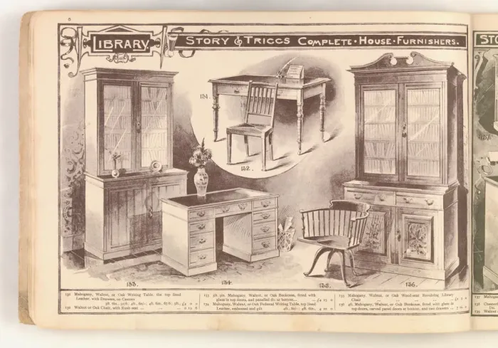 Framed Print : Page from Useful Artistic Furniture Framed Print : Page from Useful Artistic Furniture