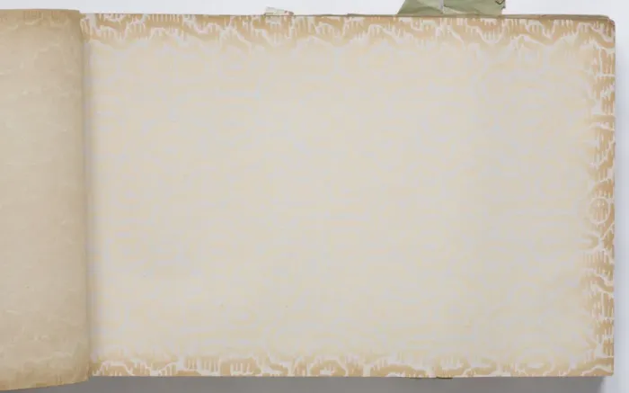 Framed Print : Page from a wallpaper sample book Framed Print : Page from a wallpaper sample book