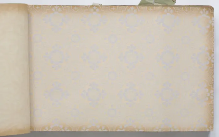 Framed Print : Page from a wallpaper sample book Framed Print : Page from a wallpaper sample book