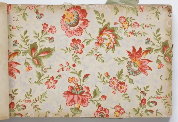 Framed Print : Page from a wallpaper sample book Framed Print : Page from a wallpaper sample book
