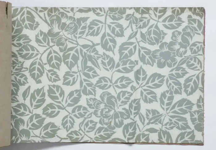 Framed Print : Page from a wallpaper sample book Framed Print : Page from a wallpaper sample book